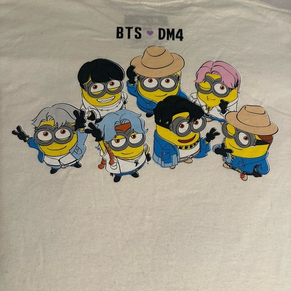 Official BTS X Despicable Me 4. Size M NWT Nordstrom Exclusive - Picture 2 of 5